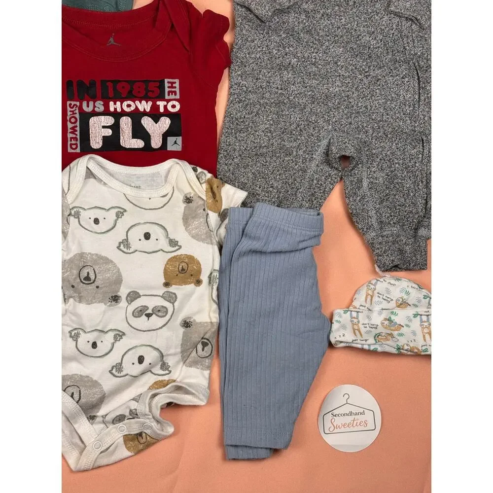 Baby Boy 0–3M Fall/Winter Clothing Lot – Carter’s, Roots, Disney & More – #179
